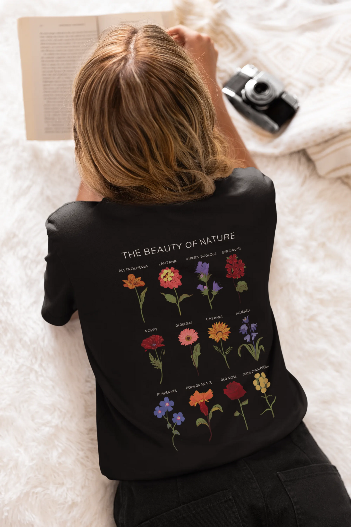 Blumen T-Shirt Unisex I Wildblumen T-Shirt I Boho T-Shirt