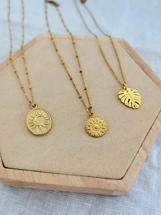 Edelstahl Kette gold