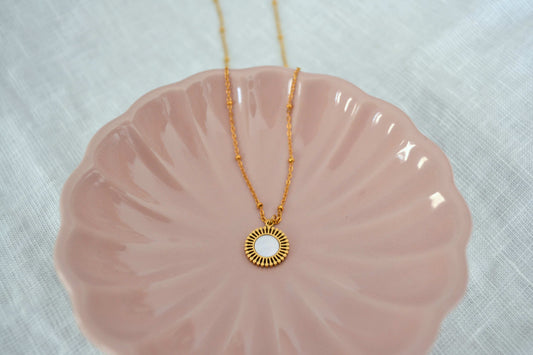 Kette Blume Halskette Damen