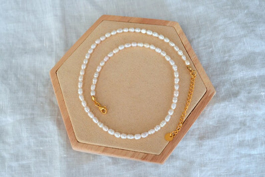 Klassische Perlenkette Damen