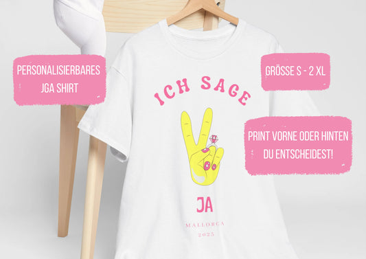 JGA T-Shirt personalisierbar I JGA Shirt Retro I T-Shirt Braut I T-Shirt Team Braut