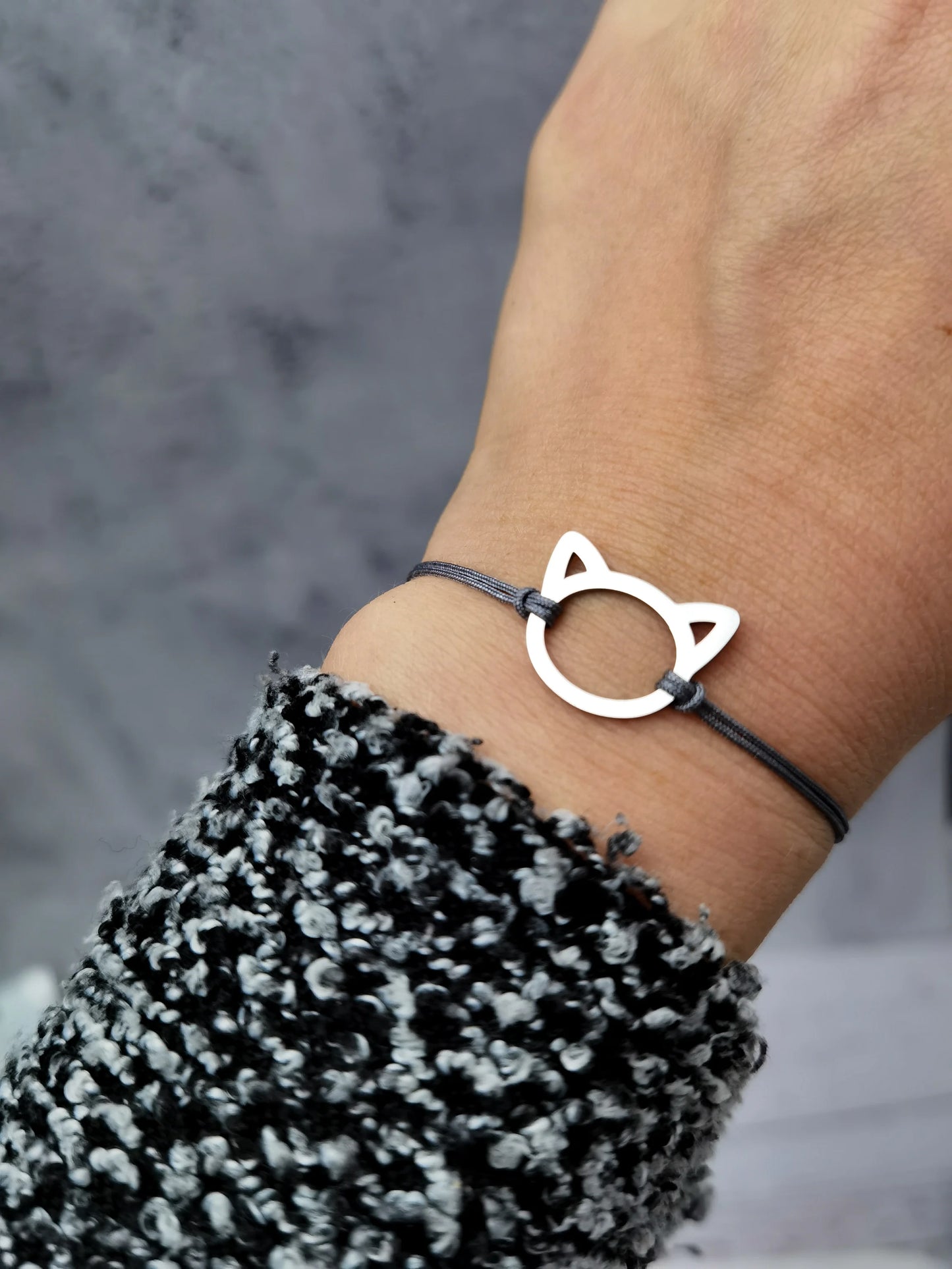 Armband Katze Edelstahl: Geschenk für Katzenliebhaber